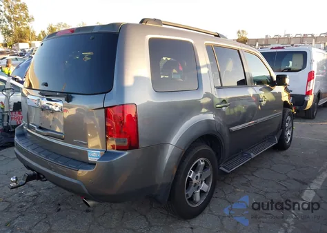 2009 Honda Pilot Touring from USA, damaged, VIN 5FNYF38899B023580
